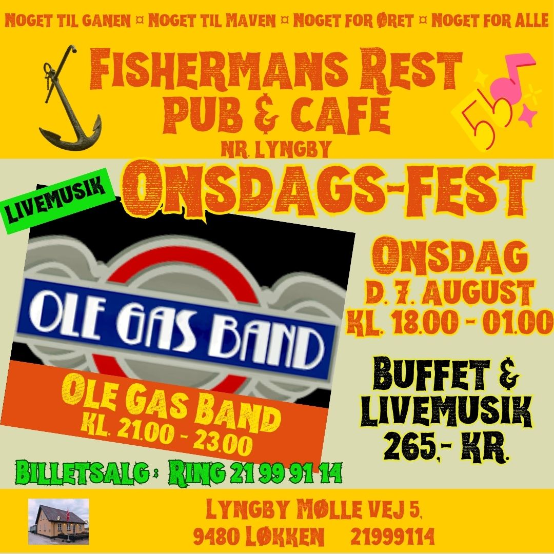 Onsdagsfest m. Ole Gas Band