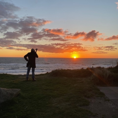 Solnedgang ved kanten